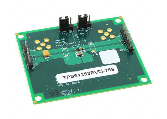 TPS61253EVM-766 Embedded Solutions Chip Scale Step-Up DC-DC dönüştürücü değerlendirme modülü