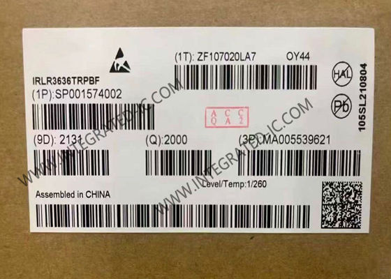 IRLR3636TRPBF 60V 99A Güç MOSFET Transistörü DPAK-3 Paketinde 6.8 mOhms RDS ((ON) ile HEXFET N Kanalı