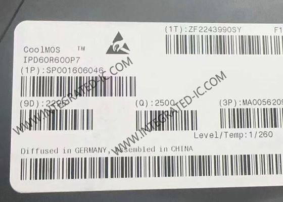 IPD60R600P7 Entegre Devre Çipleri N-Kanal 600V CoolMOSTM P7 Güç MOSFET Transistörleri