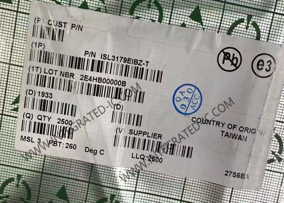 ISL3179EIBZ Entegre Devre Çip 40Mbps 3.3V RS-485/RS-422 Yüksek Hızlı İletişim için 1/5 Birim Yükü ile Alıcı