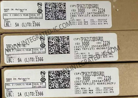 TPS62172QDSGRQ1 Entegre Devre Çip 17V 0.5A Otomotiv Step-Down Converter