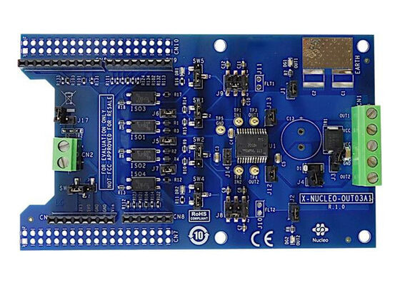X-NUCLEO-OUT03A1 Dahili Çözümler Sürücü Güç Yönetimi Nükleer Platform Değerlendirme Genişleme Kurulu