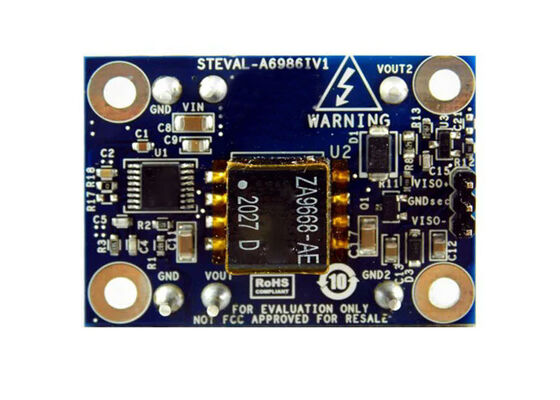 STEVAL-A6986IV1 Gömülü Çözümler 2 İzole Çıkışlar DC/DC Step Down Evaluation Board