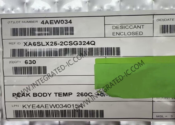 Sahada Programlanabilir Kapı Dizisi XA6SLX25-2CSG324Q 1080MHz Programlanabilir Mantık IC