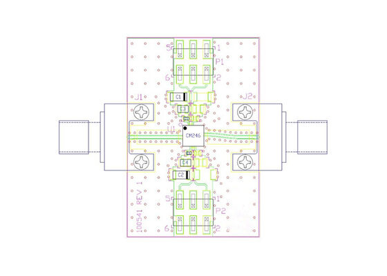CMD246C4-EVB Dahili Çözümler 8GHz 22GHz Düşük Fazlı Gürültü Amplifikatörü Değerlendirme Kurulu
