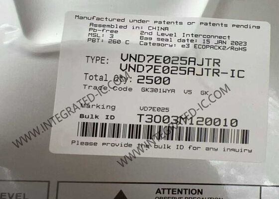 VND7E025AJTR Entegre Devre Çip Çifte Kanal Yüksek Yan Sürücü IC PowerSSO16