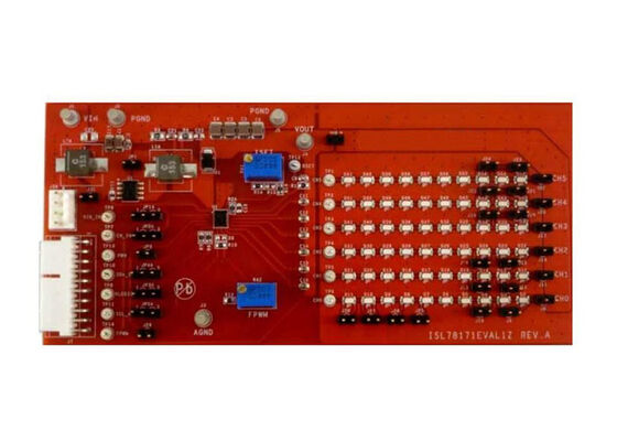 ISL78171EVAL1Z Gömülü Çözümler ISL78171 50mA Otomotiv LED Sürücü Değerlendirme Kartı