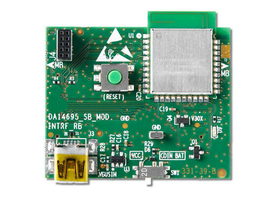 DA14695MOD-00F1DB-P Dahili Çözümler Daughterboard DA14695MOD BT Düşük Enerji 5.2 Modül Geliştirme Kit Pro