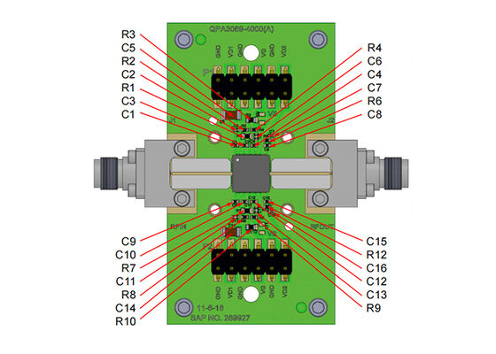 QPA3070EVB02 Yerleşik Çözümler 150W Yüksek Güçlü S-Band RF Amplifier Değerlendirme Kurulu