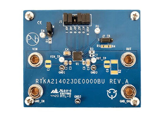 RTKA214023DE0000BU Gömülü Çözümler RAA214023 5.5V 2A Düşük Gürültülü LDO Değerlendirme Kartı