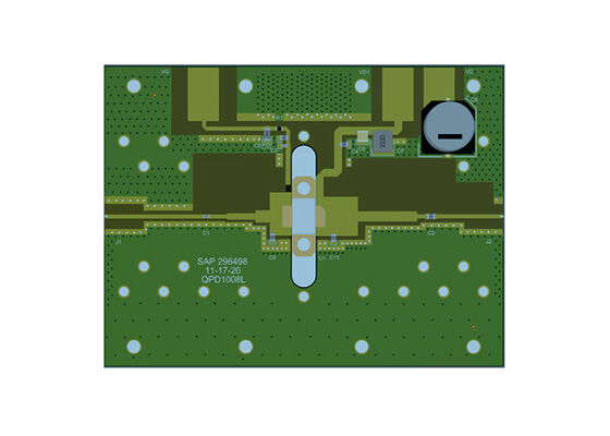 QPD1008LEVB3 Gömülü Çözümler 125W 50V DC - 3.2GHz GaN RF Transistör Değerlendirme Kartı