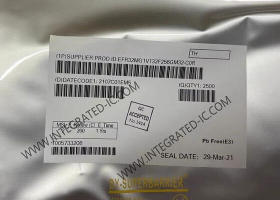 EFR32MG1V132F256GM32-C0R Kablosuz İletişim Modülü, 2.4 GHz Frekans, 256 kB Flash ve 19.5 dBm Çıkış Gücü