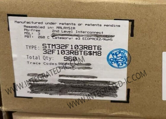 STM32F103RBT6 Mikrodenetleyici MCU 32-Bit ARM Cortex-M3 MCU, 72MHz ve 128KB Flaş Bellek