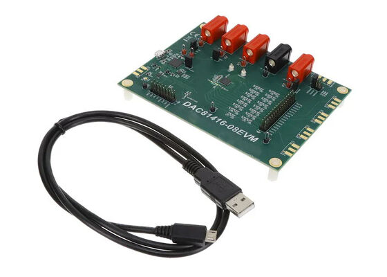 DAC81416-08EVM Gömülü Çözümler 12µs 16 Bit Dijitalden Analog Dönüştürücü Değerlendirme Kartı