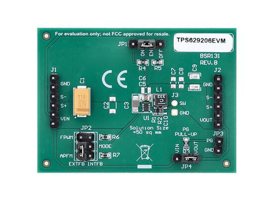 TPS629206EVM Embedded Solutions Evaluation Module For TPS629206 Synchronous Buck Converter (TPS629206 Eşzamanlı Buck Dönüştürücü)