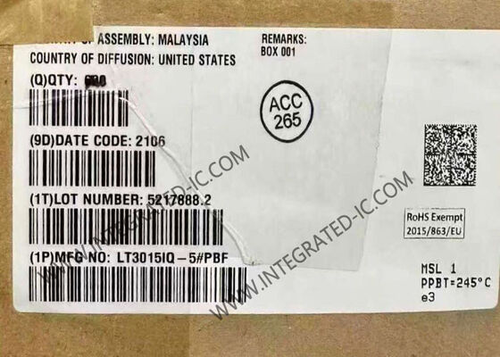 LT3015IQ-5 Entegre Devre Çipi 1.5A Düşük Gürültülü Negatif Doğrusal Regülatör Hassas Akım Sınırı ile