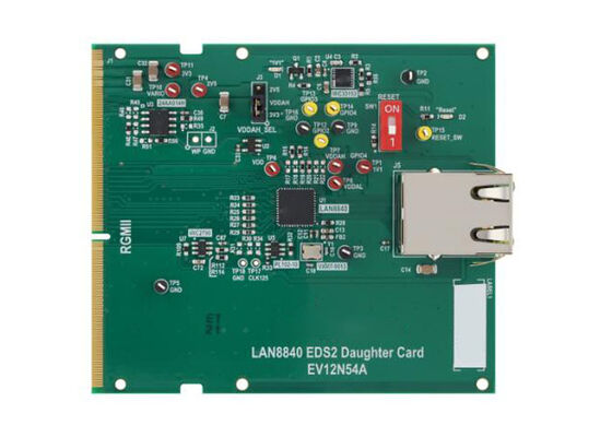 EV12N54A Gömülü Çözümler LAN8840 EDS2 Ethernet PHY Alıcı-Verici Kız Kartı