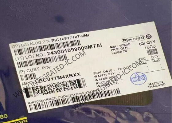 PIC16F1718T-I/ML Mikrodenetleyici MCU 32MHz 8-Bit, 28 kB Flaş Bellek ve Aşırı Düşük Güç (XLP)
