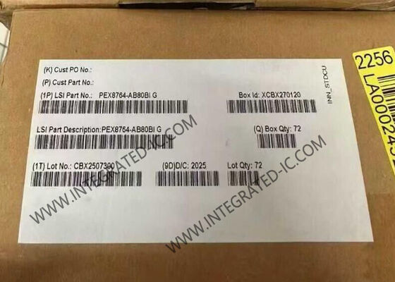 PEX8764-AB80BIG Entegre Devre Çip PCI Express Gen3 Switch IC 64 Şerit ve 16 Port