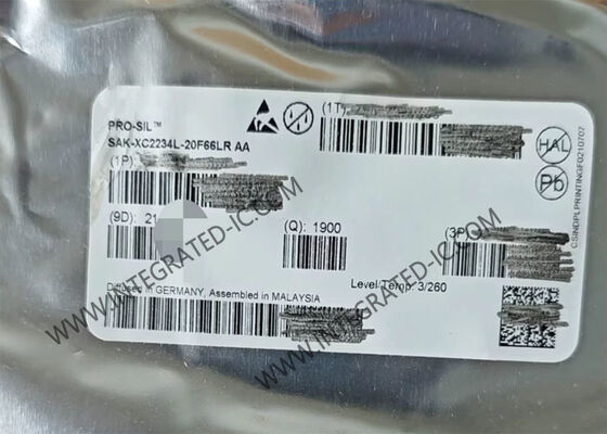 SAK-XC2234L-20F66LR AA Mikrodensör MCU Single-Chip Mikrodensör, 32 Bit Performansı, 1 MHz'den 100 MHz'e kadar frekans aralığı ve 1,8 V'den 3,6 V'ye kadar Çalışma Voltajı