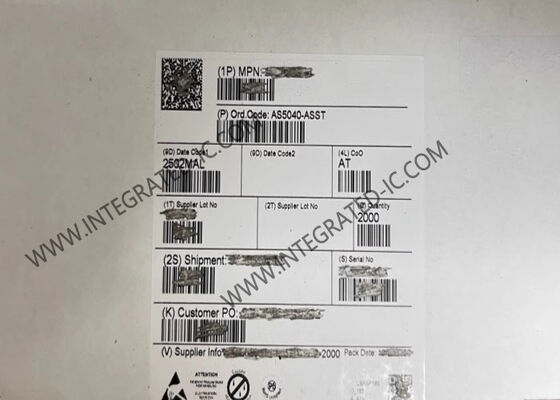 AS5040-ASST Sensör IC 10 bit çözünürlüklü 360° çalışma açısı ve 30.000 RPM maksimum dönüş hızı ile döner sensör