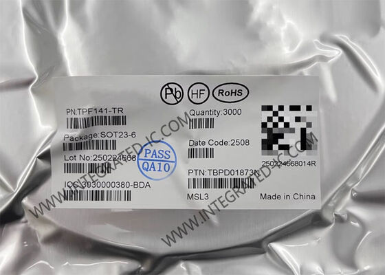 TPF141-TR Entegre Devre Çipi Full-HD 1080p Video Filtre Sürücüsü, 6. Dereceden Butterworth Filtresi ve Düşük Güç Tüketimi 11.5mA