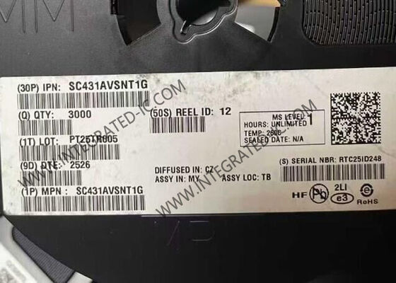 SC431AVSNT1G Entegre Devre Çipi Voltaj Referans IC'si, 2.5V Programlanabilir Hassas Referanslar ve 50 PPM/℃ Sıcaklık Katsayısı ile