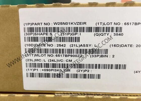 W25N01KVZEIR 1Gbit 104 MHz SPI - Quad I/O QspiNAND Flash Memory IC Çip