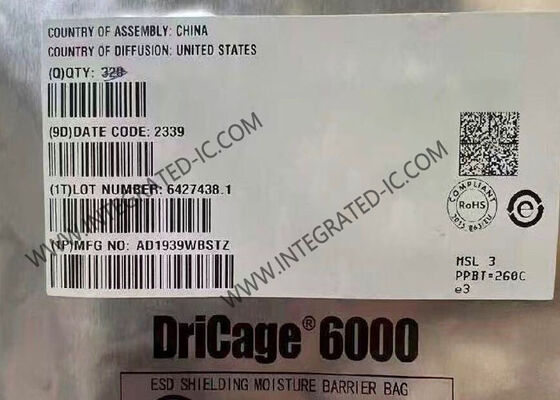 AD1939WBSTZ Yüksek Performanslı 24-bit Çözünürlüklü 192 kHz Dönüşüm Hızlı Otomotiv Sınıfı Ses Kodeği Entegre Devre Çipi