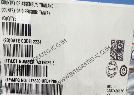 LT8390IUFD 60V 4 Switch Buck Boost Controller IC Chip QFN28 Paketinde