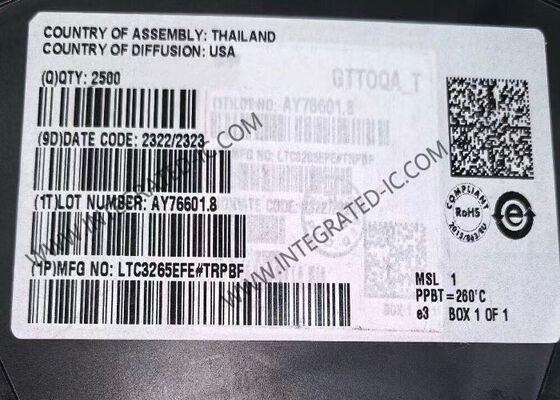 LTC3265EFE Düşük Gürültülü Çift Beslemeli Entegre Devre Çipi, 50mA Çıkış Akımı ve Yükseltici Şarj Pompası