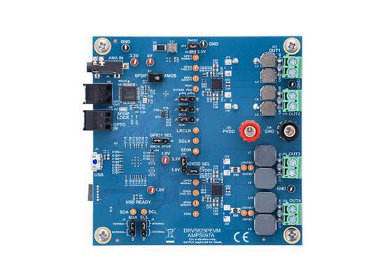 DRV5825PEVM Gömülü Çözümler DRV5825P 15A mono Piezo Sürücü Değerlendirme Modülü