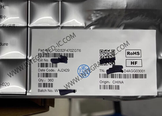 GD32F470ZGT6 Mikrodenetleyici MCU 32-Bit 240MHz Arm Cortex-M4 LQFP144 Paket