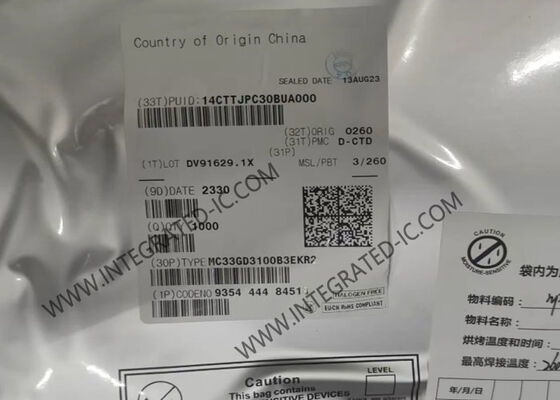 MC33GD3100B3EKR2 Tek Kanal Otomobil Sınıfı Kapı Sürücüsü 15A En yüksek çıkışlı entegre devre çipine sahip