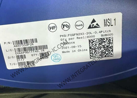 AW87559FCR Entegre Devre Çipi 9V Adaptif Yükseltme TLTR-AGC Akıllı K Ses Amplifikatörü FCQFN20