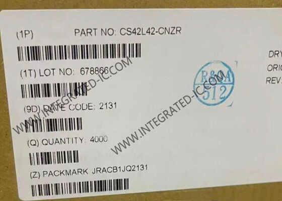 CS42L42-CNZR Düşük Güç Tüketimli, Yüksek Dinamik Aralıklı ve MIPI SoundWire Arayüzlü Ses Kodeği