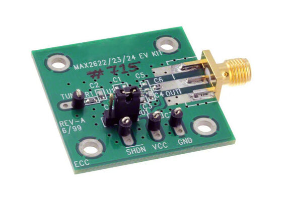 MAX2623EVKIT Gömülü Çözümler 885MHz - 950MHz Gerilim Kontrollü Osilatör Değerlendirme Kartı