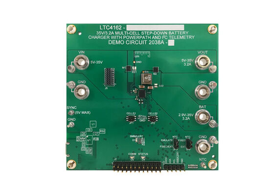 DC2038A-H Embedded Solutions Multi-Cell Step-Down Batarya Şarj cihazı değerlendirme kurulu