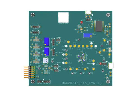 MAX20345EVSYS Embedded Solutions Evaluation Board For MAX20345 Batarya Şarj cihazı Güç Yönetimi