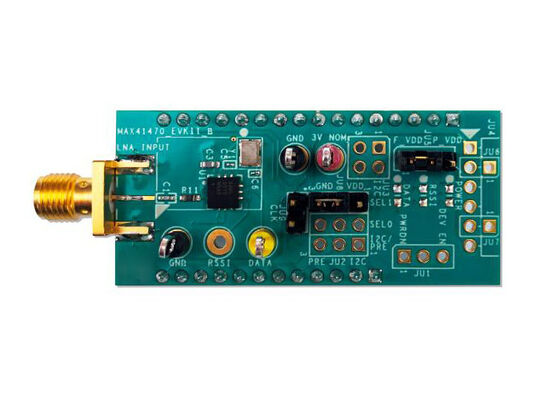 MAX41474EVK Gömülü Çözümler MAX4147X VHF/UHF Sub-GHz ISM/SRD Alıcı Değerlendirme Kiti