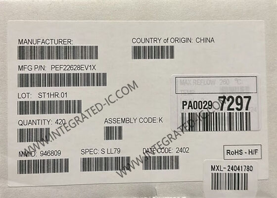PEF22628EV1X EFM Uygulamaları için SHDSL.bis ile Çift Kanallı SHDSL Sistem-Çip