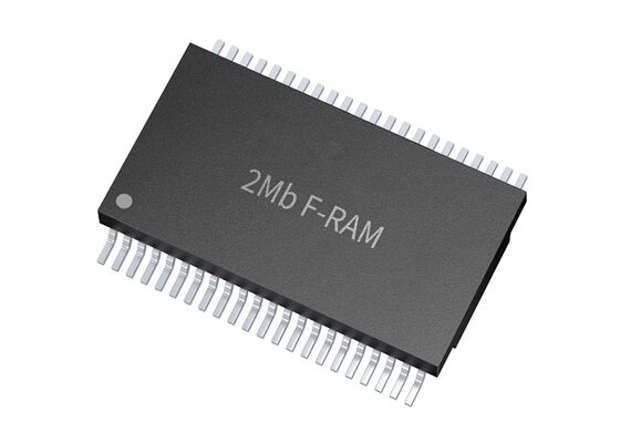 CYEL15B102N-ZS60XM Memory IC Chip 2 MBit F-RAM PG-TSOP-44 Paketinde 2V'den 3.6V'ye kadar olan uçucu olmayan bellek