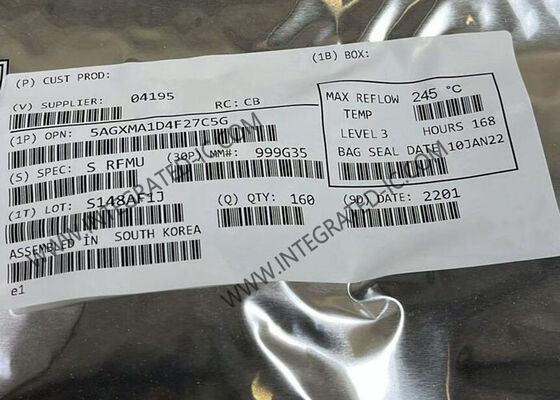 5AGXMA1D4F27C5G Arria V GX FPGA IC 75000 LE, 6.5536 Gb/s Veri Hızı ve 336 I/O ile