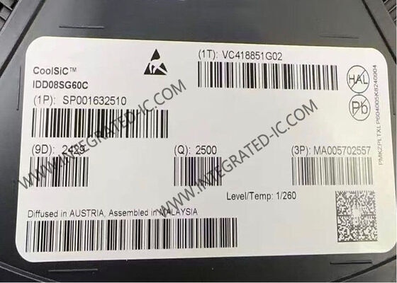 IDD08SG60C 600V 8A CoolSiC En Düşük Cihaz Kapasitesine sahip Schottky Diyot Entegre Devre Çip