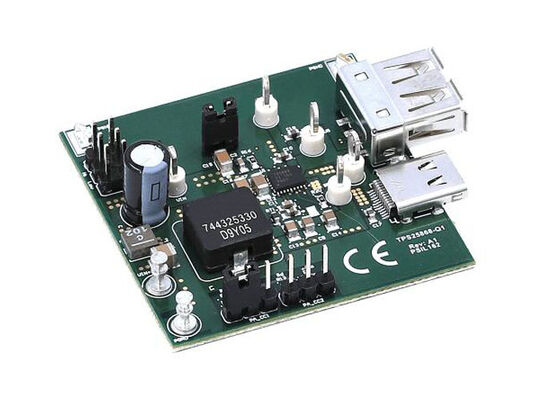 TPS25868Q1EVM-162 Gömülü Çözümler TPS25868-Q1 USB Tip-C + Tip-A Şarj Portları Denetleyici Değerlendirme Modülü