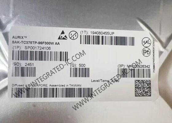 SAK-TC375TP-96F300W AA 32 Bit Üç Çekirdekli FLASH Mikrodenezgâhı MCU, 300MHz Hızlı 6MB FLASH ve 1.1MB SRAM