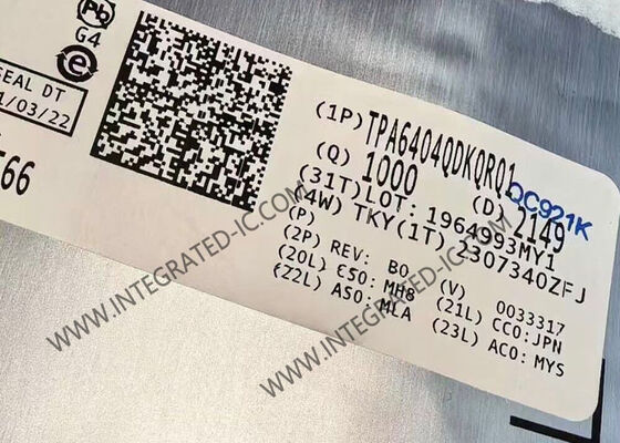 TPA6404QDKQRQ1 Entegre Devre Çip 45W 4 Kanal Otomotiv Sınıfı D Sınıfı Ses Güçlendirici