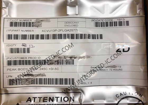 XCVU13P-2FLGA2577I Virtex UltraScale+ FPGA Çip 3780000 Mantıksal Eleman 32.75 Gb/s Veri Hızı ve 576 I/O ile