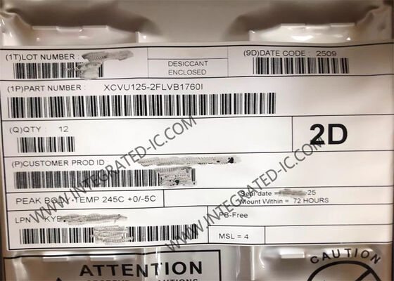 XCVU125-2FLVB1760I Virtex UltraScale FPGA IC 89520LAB 1760-FCBGA Alan Programlanabilir Kapı Dizisi