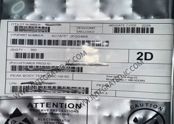 XC7A75T-2FGG484I FPGA, 215K mantıksal hücre, 13 Mb Blok RAM ve 1.2V ∼3.3V I/O Voltajı